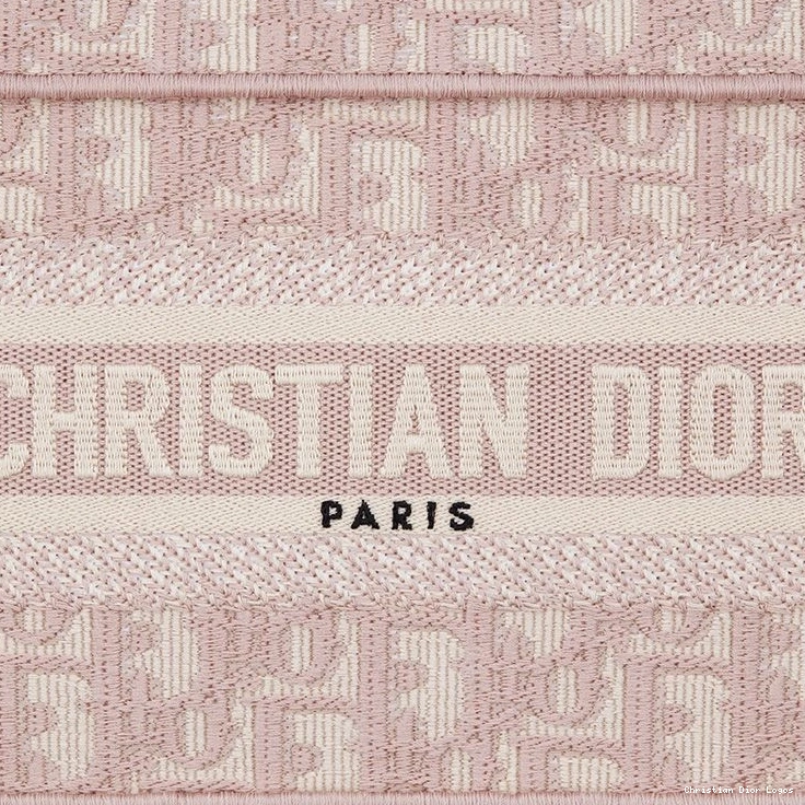 Cheap Tote Pink Motif Book Canvas Oblique Mini Dior 0802 Luxury
